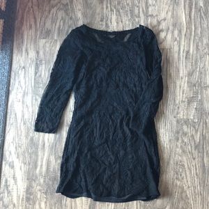 Express black lace dress